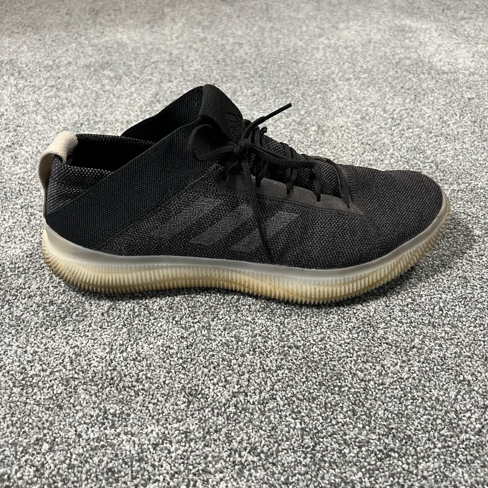 adidas Court Team Bounce 2.0 Black Gum Volleyball Shoes Men's Size 13